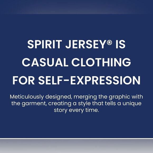 🔥NEW🔥SPIRIT JERSEY unisex Western style sweatshirt SMALL NWT - Picture 3 of 9